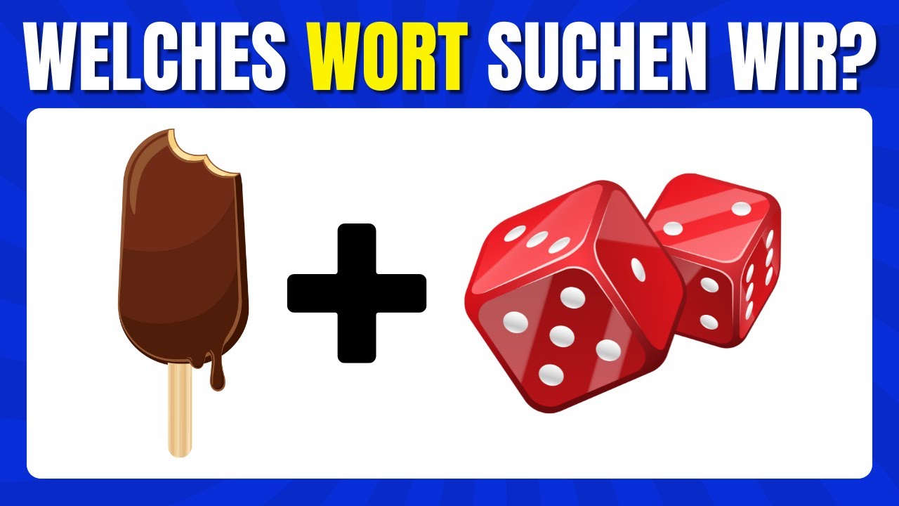 Kannst du alle 40 Wörter anhand der Emojis erraten? Nur 1 von 7 Personen schafft es!