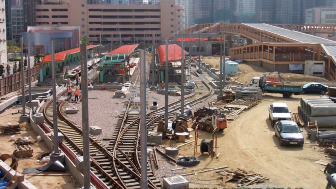 [上篇-通電前] 2003年 興建中之 MTR 輕鐵 (九廣輕鐵) 天水圍支線 相片集