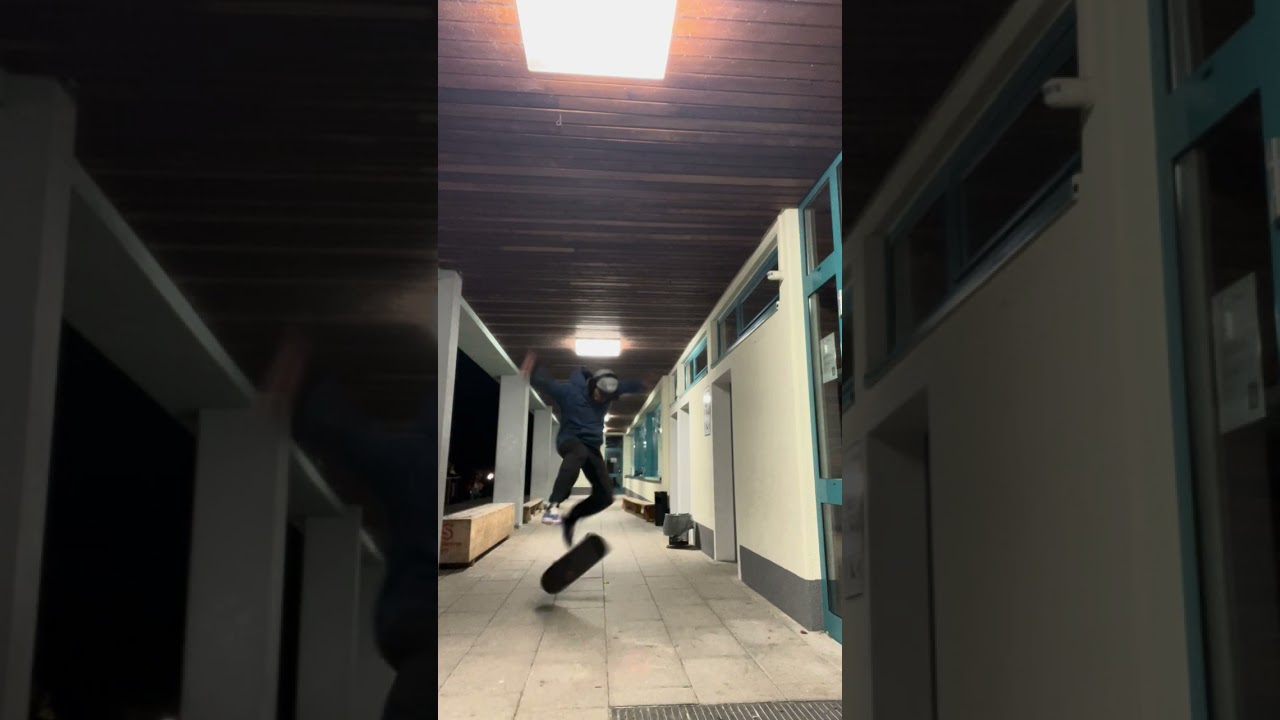 Longer video varial flip tries and one make at the end #nusplingenskate #nusplingen #skateboarding