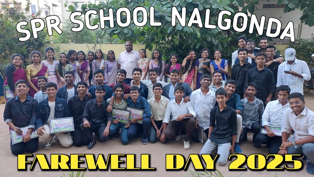 SPR SCHOOL NALGONDA Farewell Day 2025 | 10th Kalam-3 Students | the Legends of SPR | #spr #iit #nlg