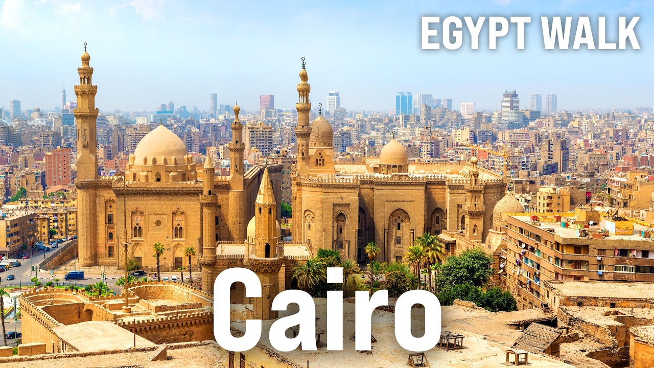CAIRO, Egypt Walking Tour | Khan el-Khalili City Walk with Captions [4K/60fps]