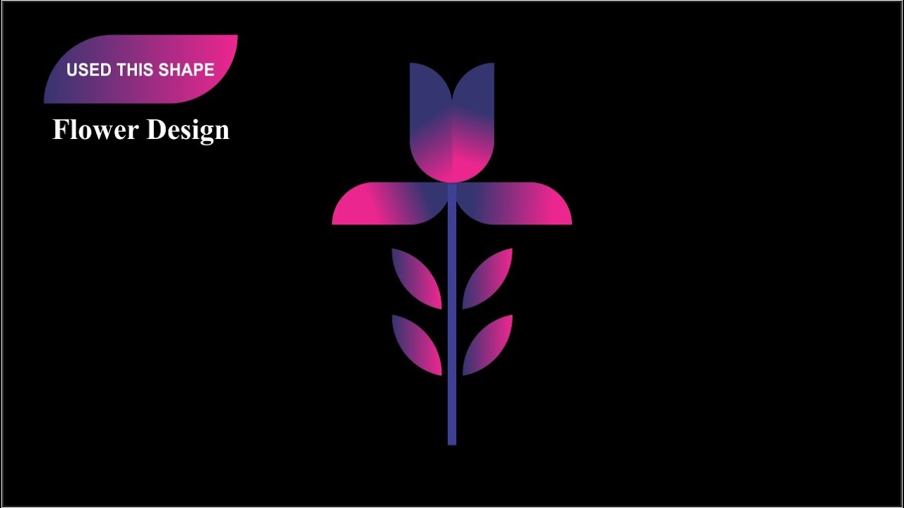 Flower Design In Adobe Illustrator Tutorials  || With Zakki Graphics ||