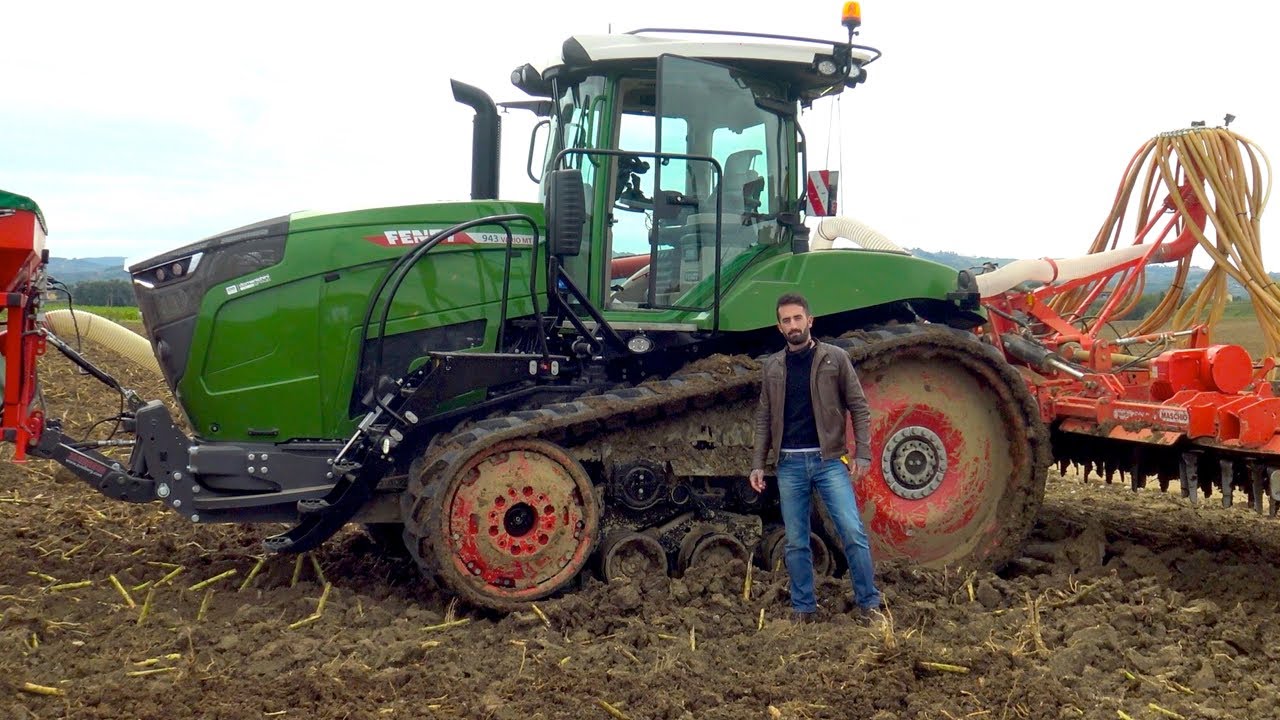 FENDT 943 MT Vario / Seminatrice CENTAURO 6 MT