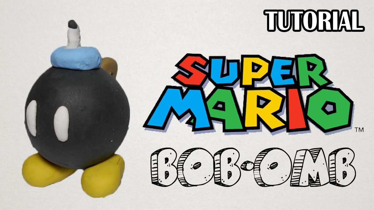 Tutorial Bob-Omb en Plastilina | Super Mario Bros | Bob-Omb Clay Tutorial