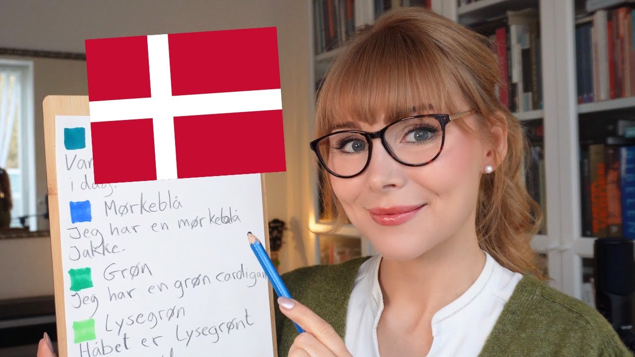 🌈 ASMR Danish Colors Lesson 🇩🇰 | 25 Farver + Short Sentences | Soft Spoken Danish Teacher