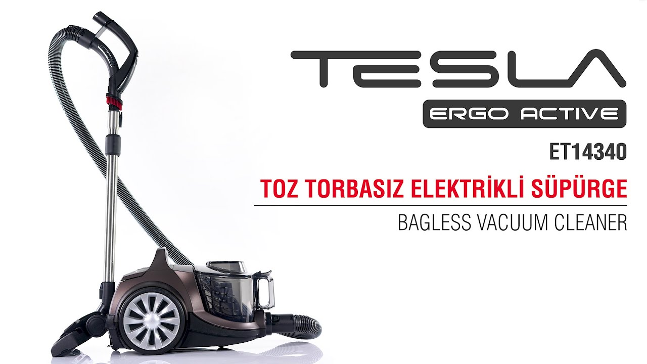 Yeni Arnica Tesla Ergo Active Toz Torbasız Elektrik Süpürgesi (Kahverengi)