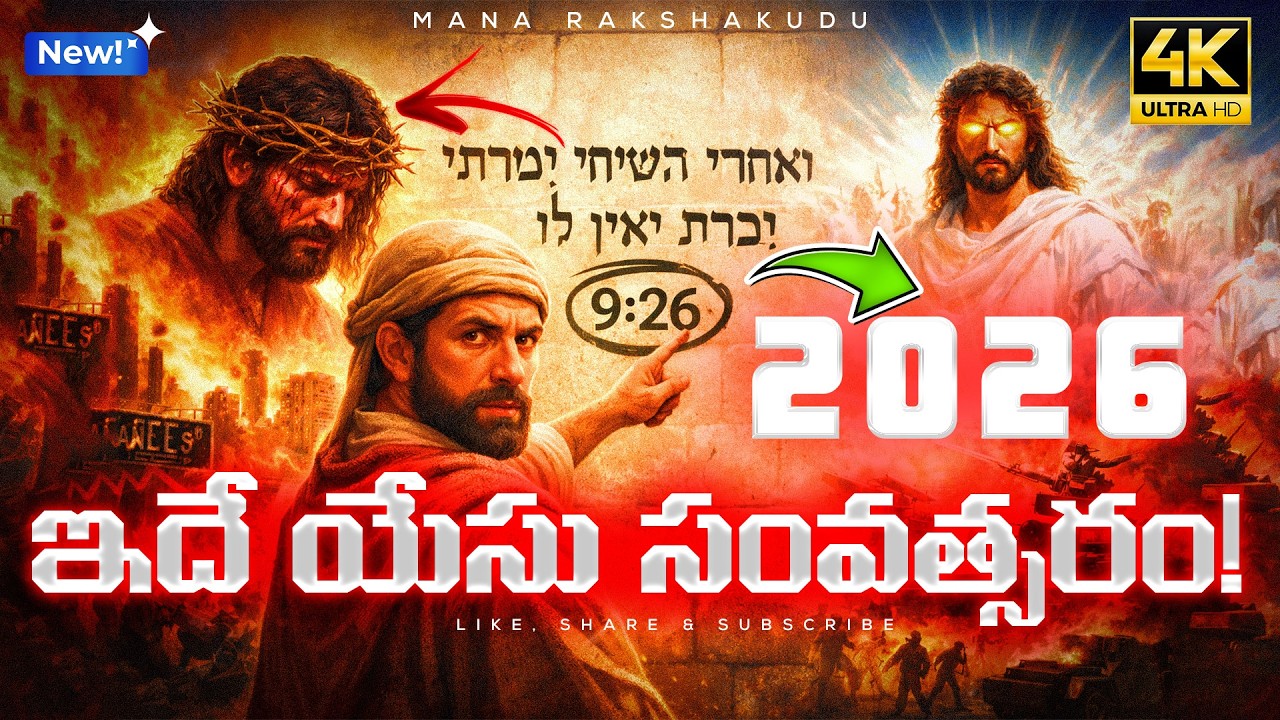 📌💥 ఇదే యేసు సంవత్సరం | 2026 Is The Year Of The Jesus | Decoded Hebrew Writings | #jesuschrist