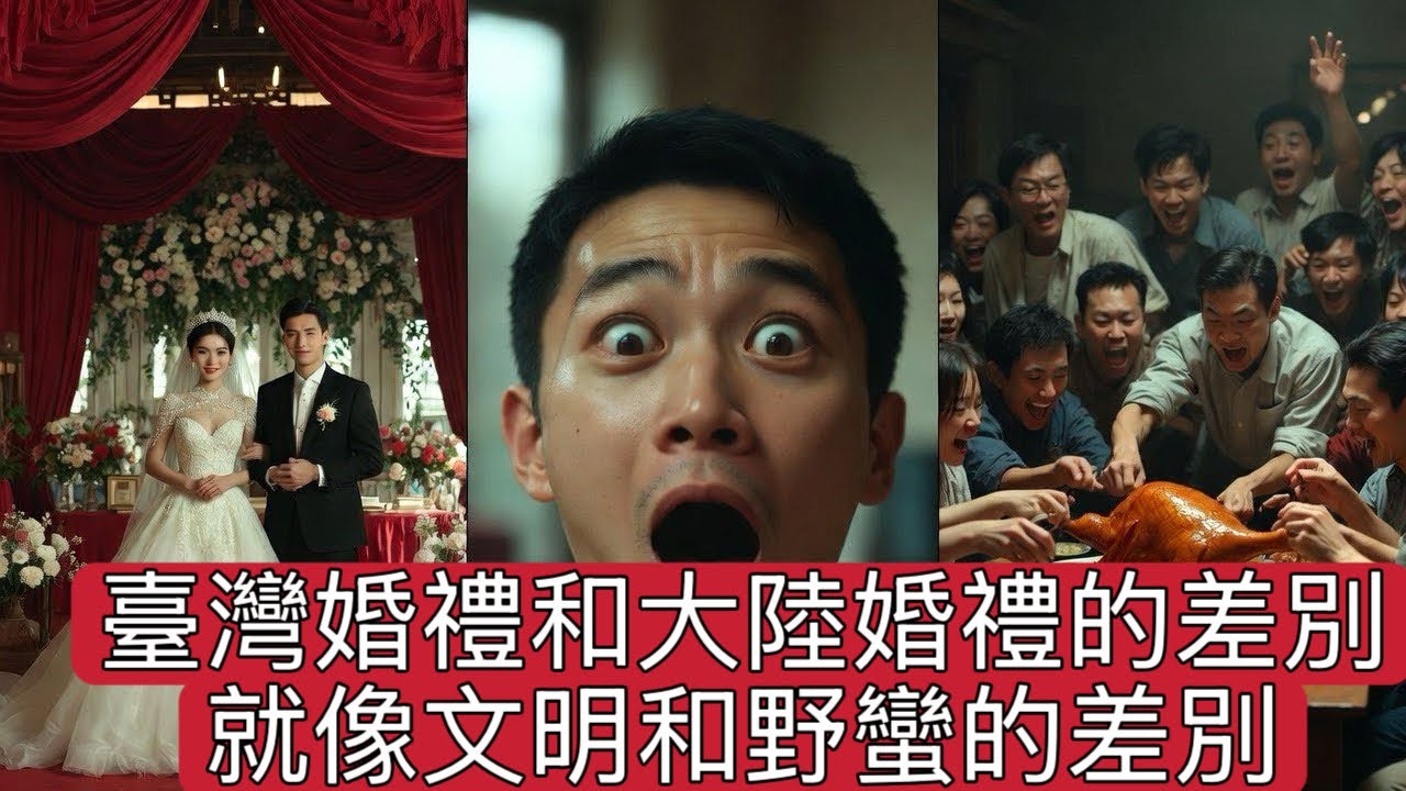 台灣婚禮和大陸婚禮的區別有多大？看完讓你很驚訝！