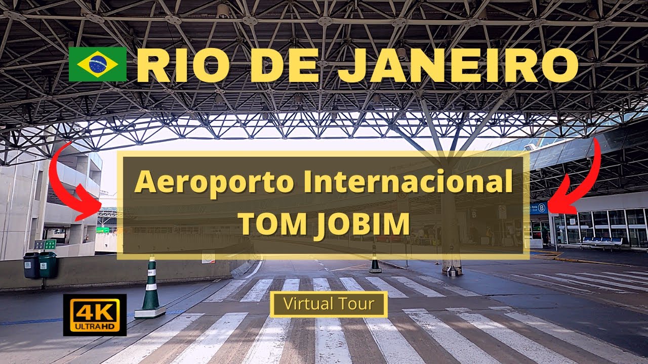 Rio de Janeiro | 4K | Driving Tour | Aeroporto Internacional Tom Jobim até o Centro da Cidade