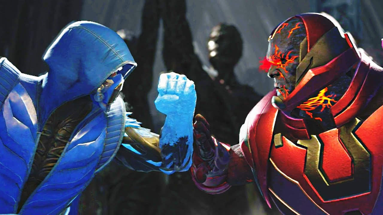 Injustice 2 - Sub Zero vs Darkseid - All Intro Dialogue, Super Moves And Clash Quotes