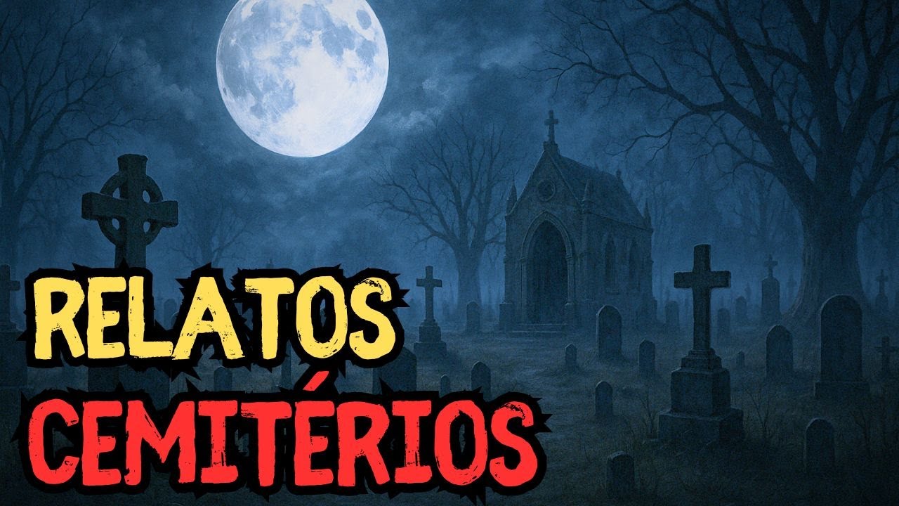 3 RELATOS SOBRENATURAIS EM CEMITÉRIOS - História de terror