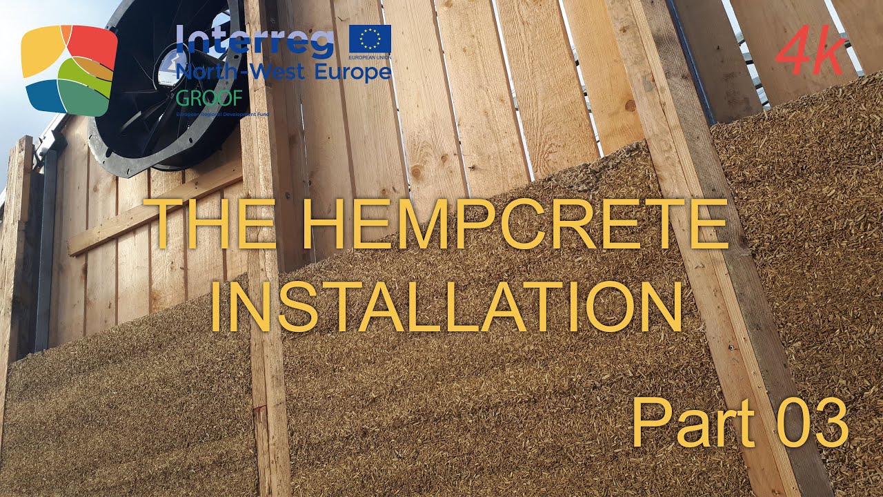 EBF Rooftop Greenhouse Construction - Part 03 - The Hempcrete Installation