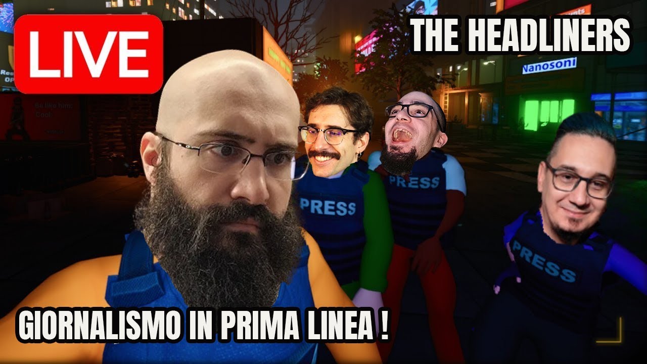 GIORNALISTI durante UNA CATASTROFE ! - COOP NIGHT con Jules e The Headliners