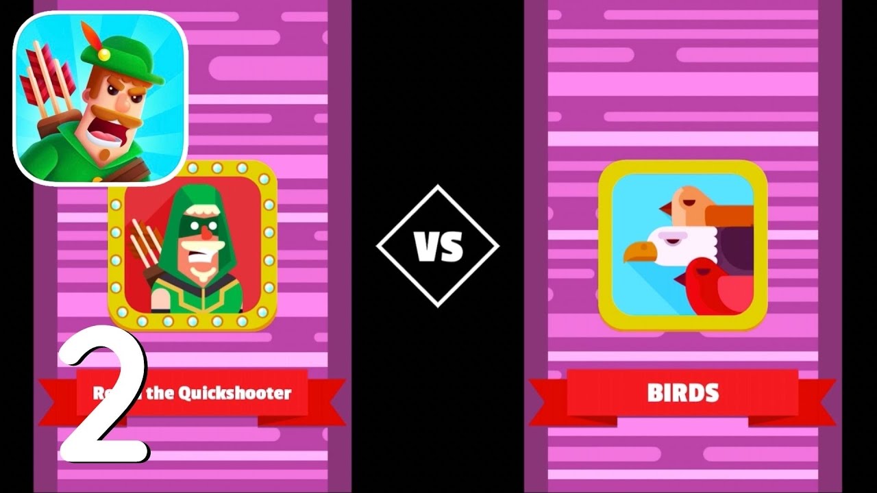Bowmasters Gameplay Walkthrough Part 2 - Birds Hunt
