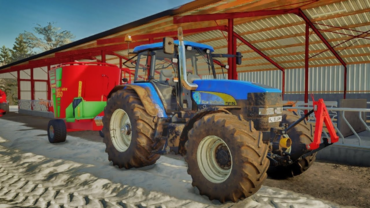 A winters day on the farm! - FS25