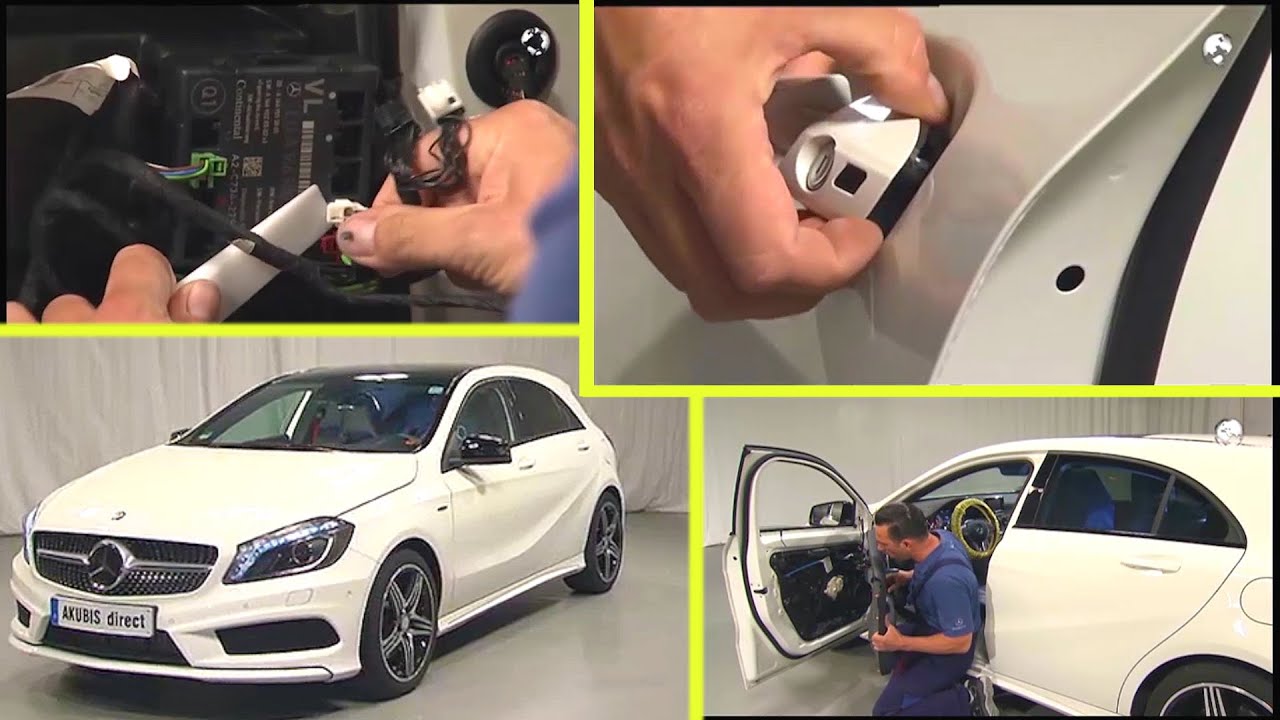 Установка нового дверного модуля на Mercedes-Benz A-класса (W156, W176, W242, W246)