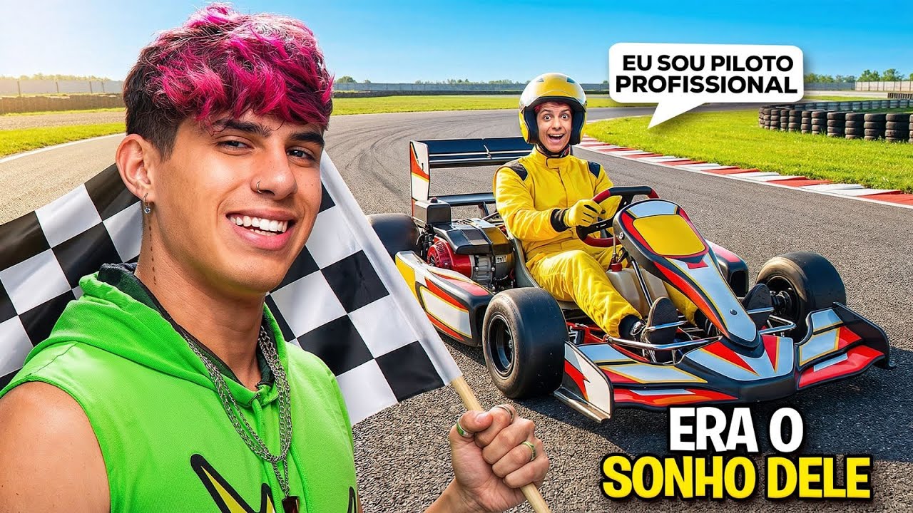 REALIZEI O MAIOR SONHO DO LEOZINHO *ele chorou
