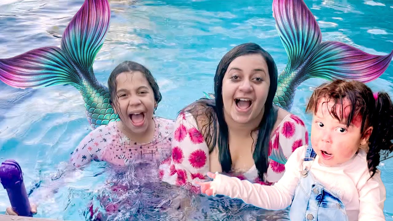 SARAH E ELOAH em uma HISTÓRIA ENGRAÇADA das SEREIAS AQUÁTICAS story for kids