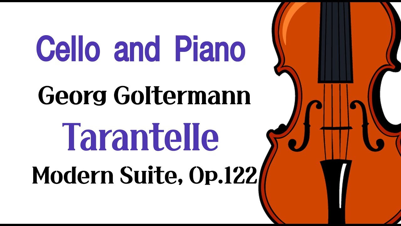 Goltermann - Modern Suite, Op.122: Tarantelle (♩.=100)/골터만 모던 슈트, 타란텔라 첼로/악보○