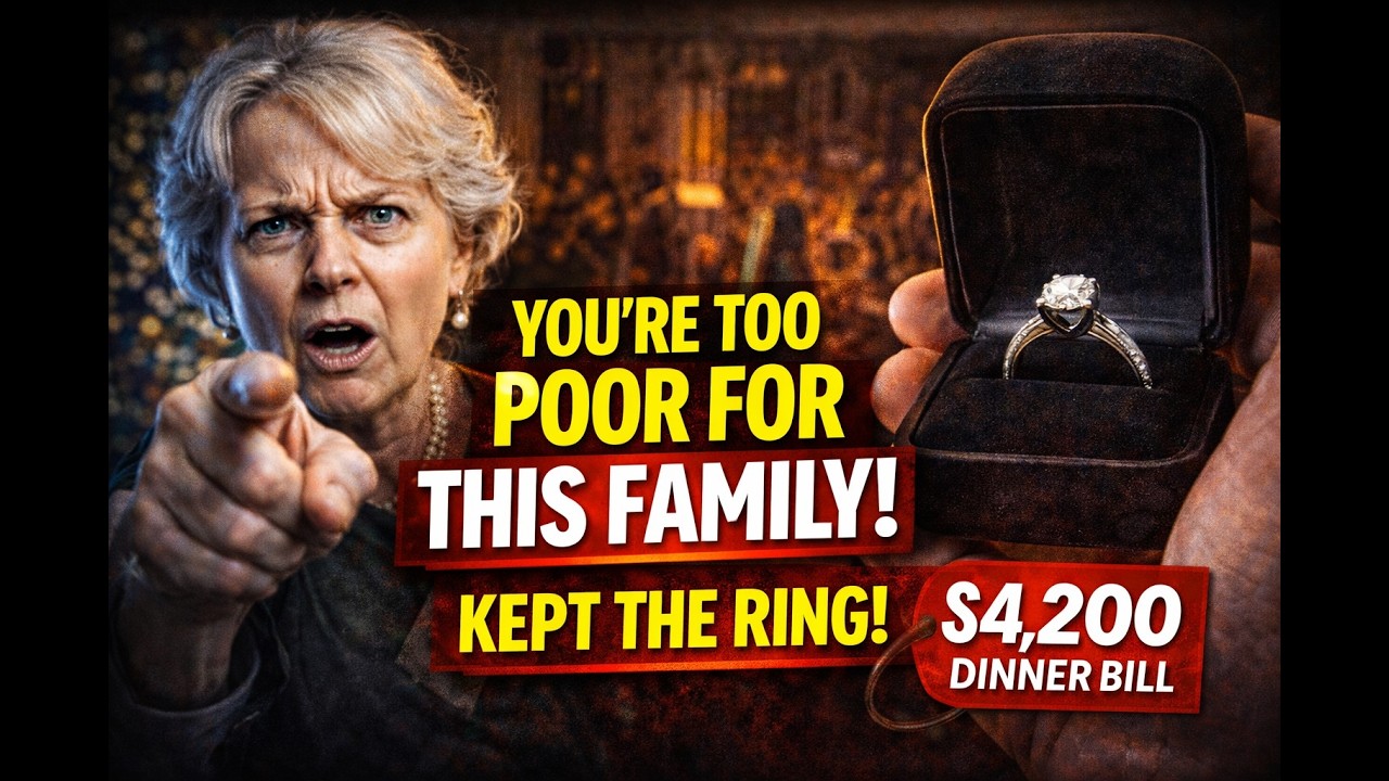 „You’re Too Poor to Be in This Family” My Fiancée’s Mother Snapped at Me