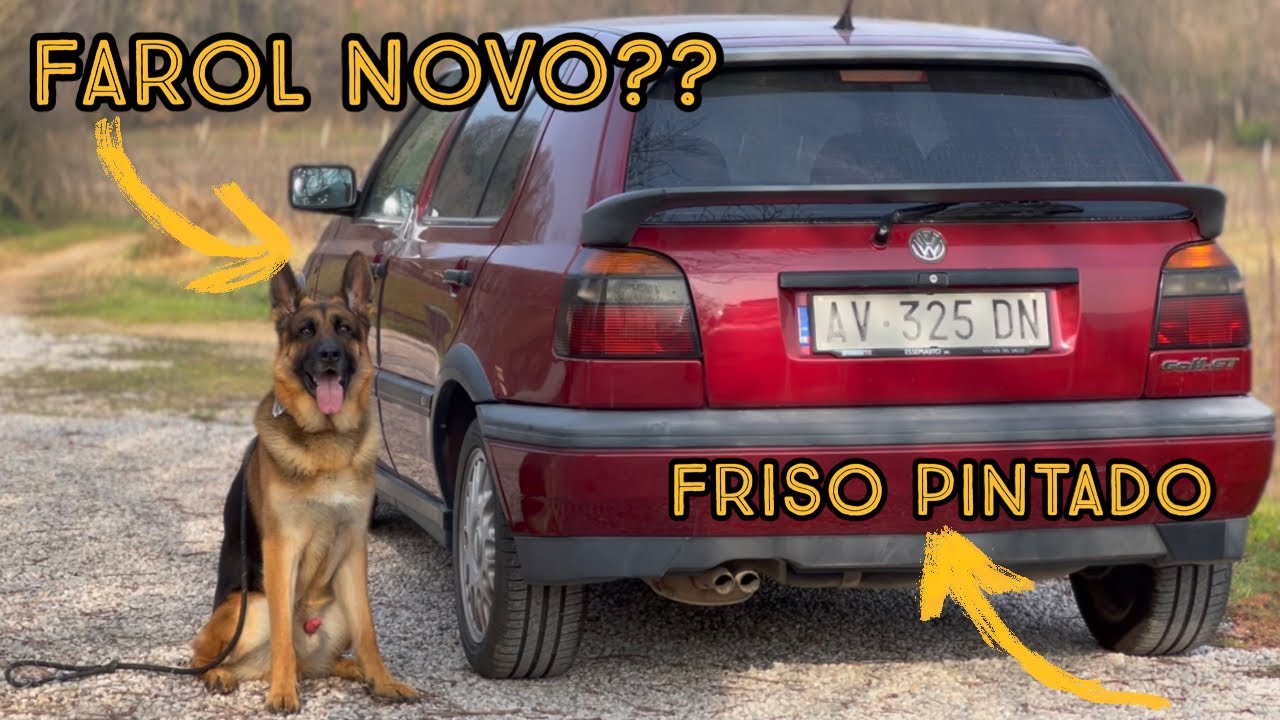 COMO DEIXAR OS FRISOS NOVOS DO GOLF MK3 - Epi 02 GOLF MK3 GT SPECIAL
