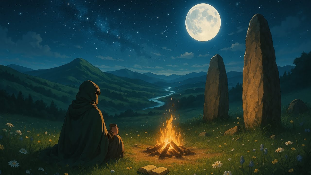 Stories by the Campfire. / Medieval Fantasy Bard Music for Sleep, Study