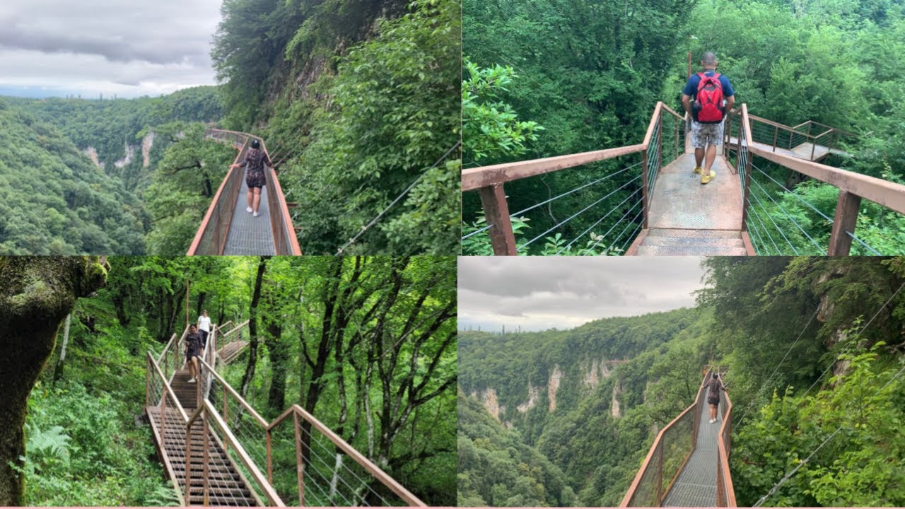 Hiking at Okatse Canyon, Kutaisi Georgia 🇬🇪