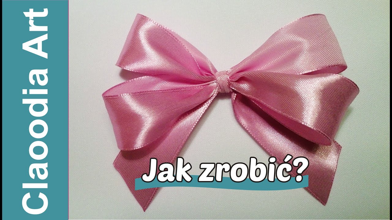 Podw&oacute;jna kokardka, krok po kroku (simple double bow, ribbon)