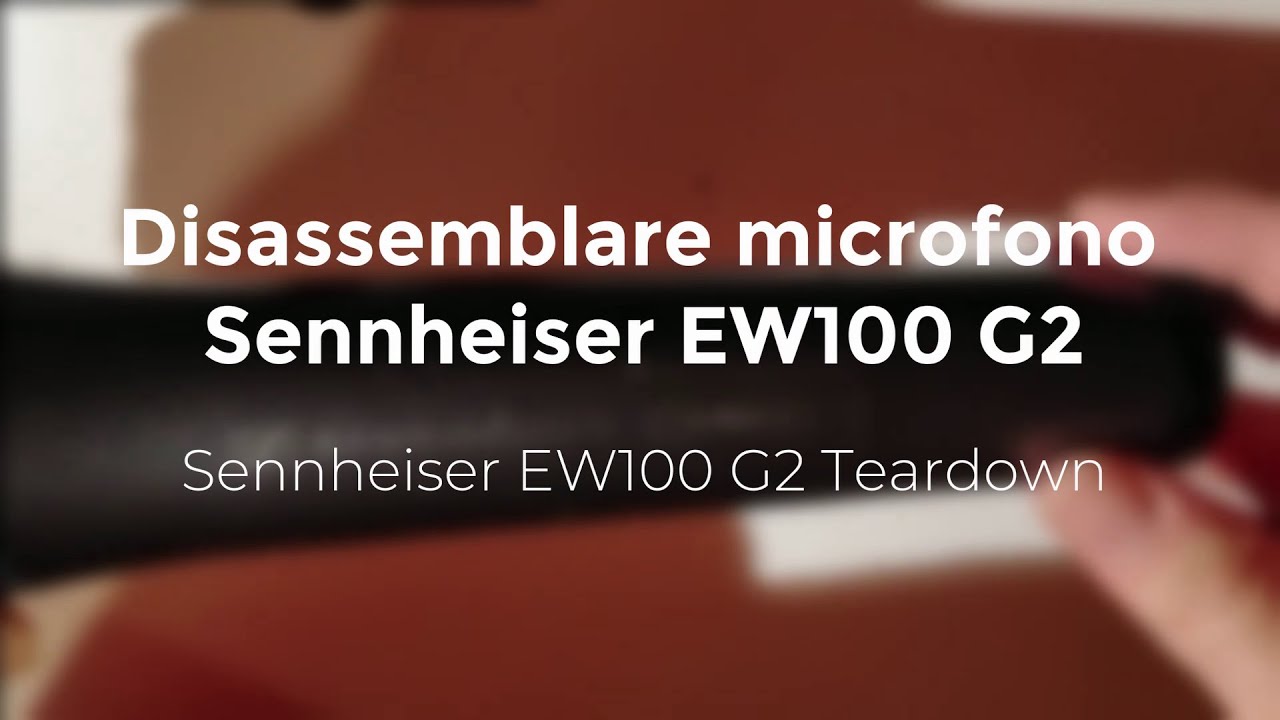 Sennheiser EW100 G2 Repair / Teardown