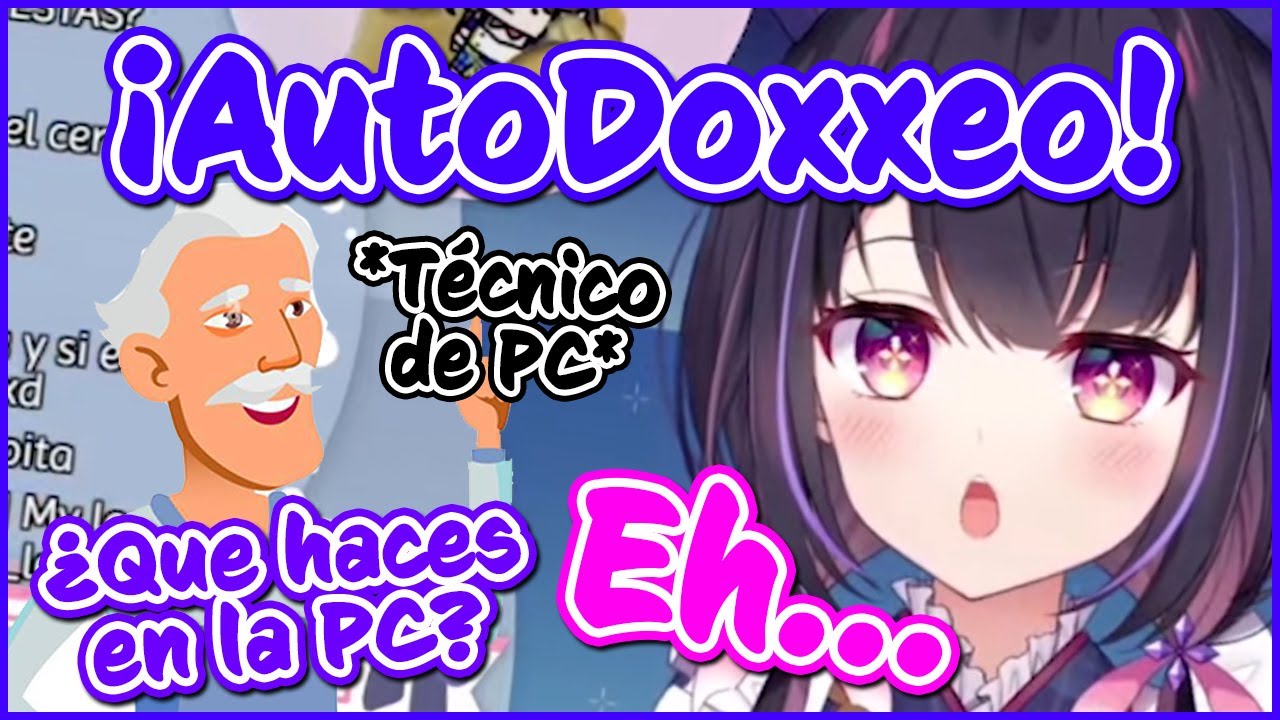 Misora casi se autodoxxea con el técnico de PC【Hina Misora】