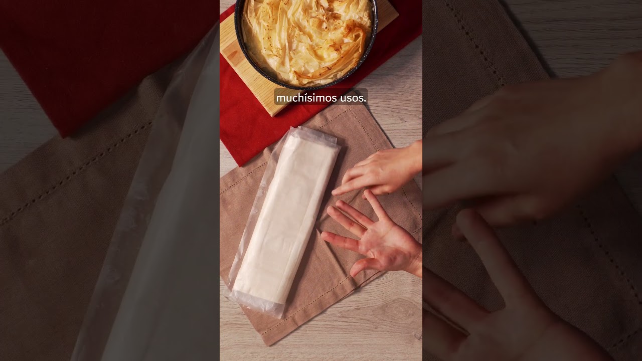 Conoce la pasta filo... ¡a cocinar! 👩🏻‍🍳👨🏻‍🍳