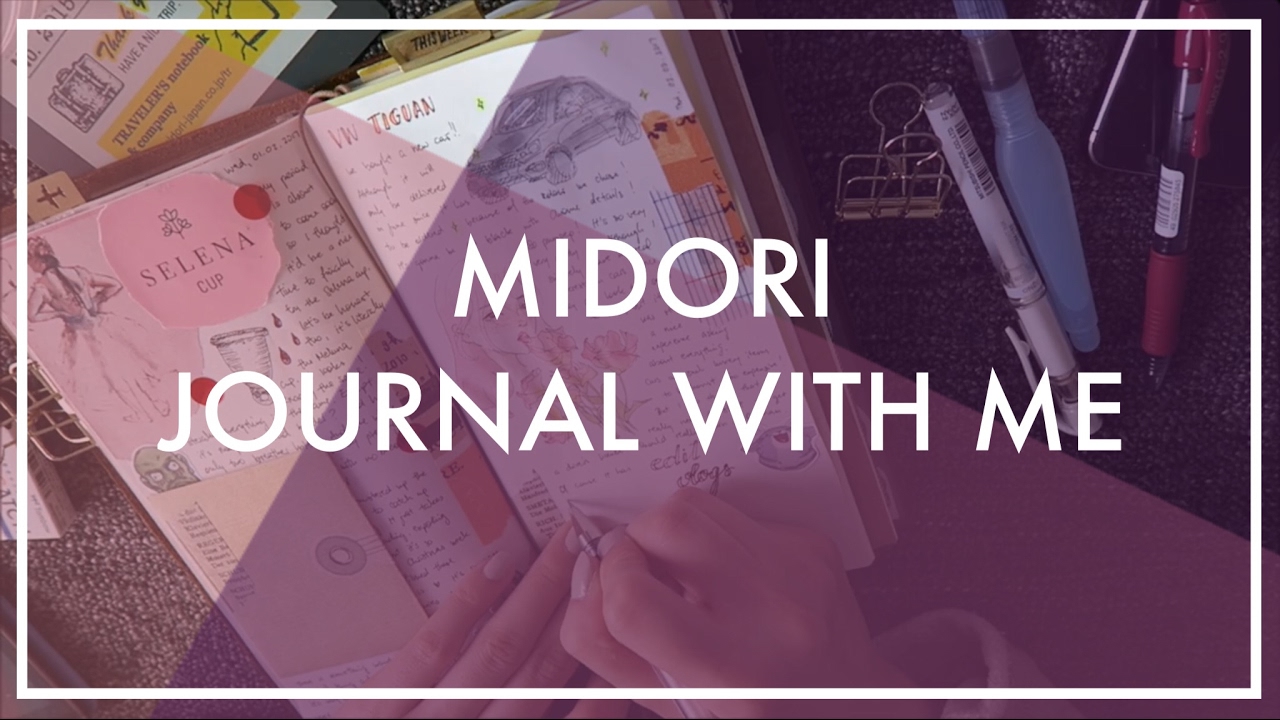 Journal With Me in Midori Traveler's Notebook !