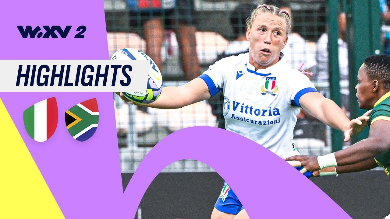 Italy and South Africa cut loose in free-flowing fixture | Italy v South Africa | WXV2 Highlights