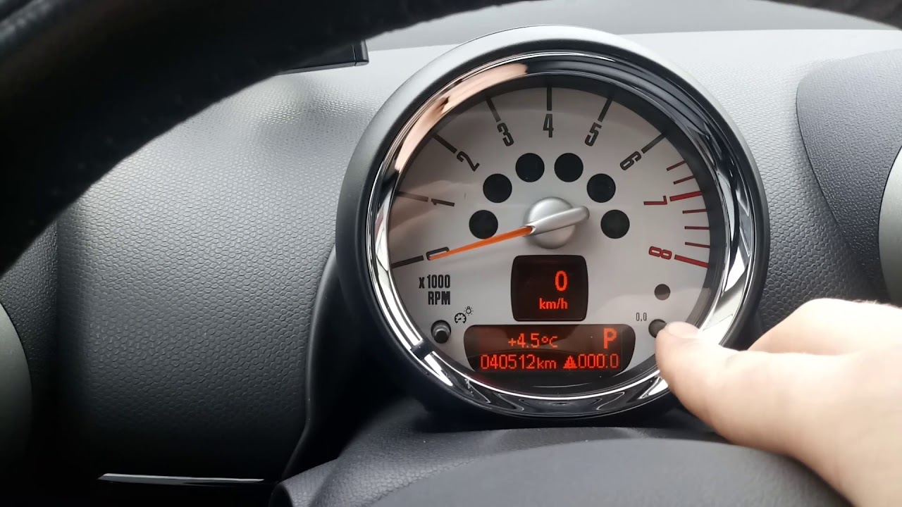 Сброс межсервисного интервала MINI COOPER Мини купер
