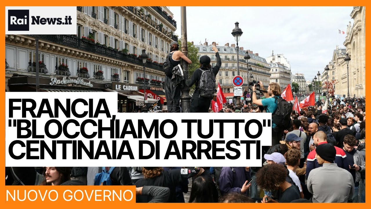 Francia, manifestazioni di protesta in tutto il paese: 