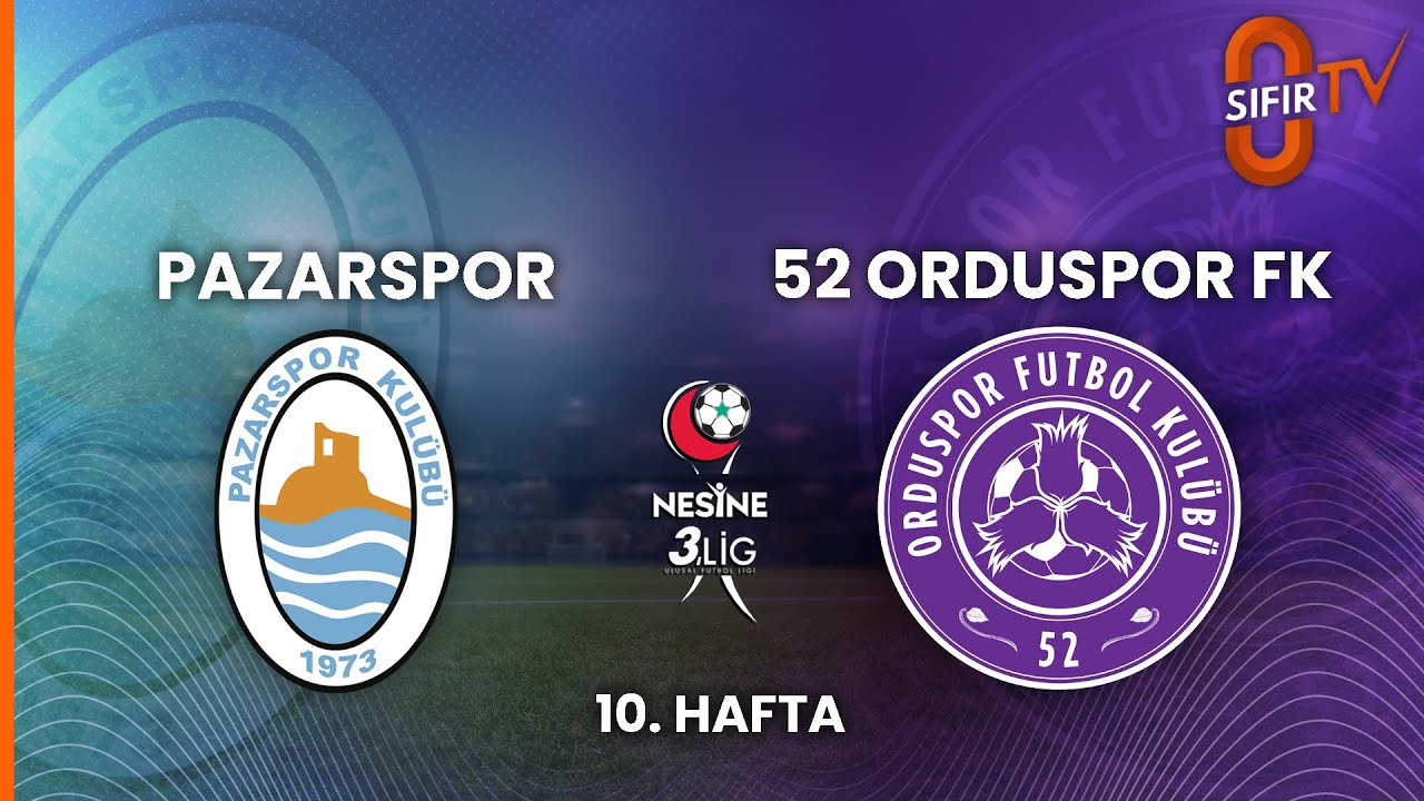 Pazarspor - 52 Orduspor FK