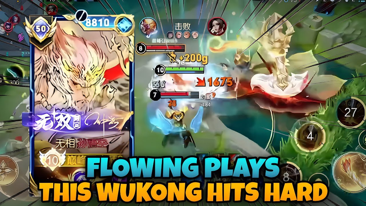 WUKONG VS TOP MA CHAO ⚔️ CONSTANT PRESSURE, FAST DECISIONS AND HIGH SKILL FIGHTS | HONOR OF KINGS