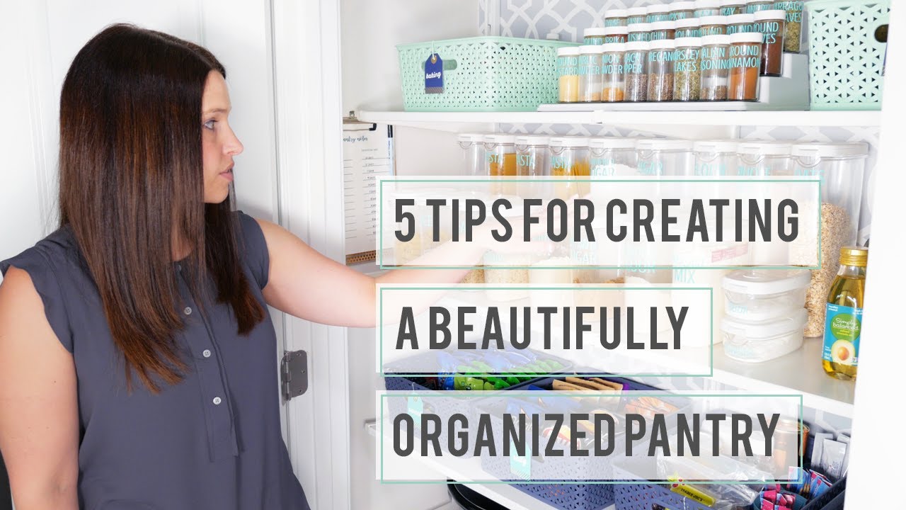5 Tips for Creating a Beautifully Organized Pantry