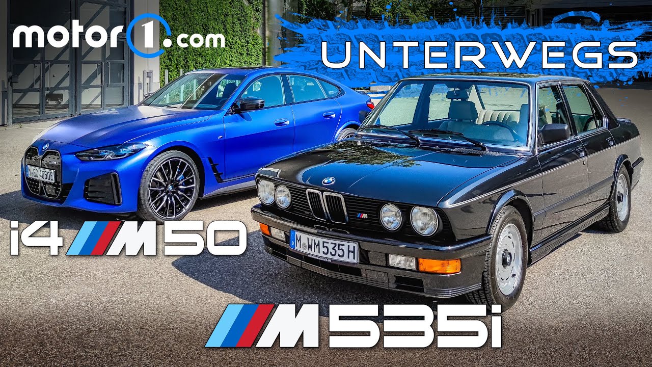 E-Auto und Verbrenner! Früher war alles besser!? BMW i4 und BMW M 535i | UNTERWEGS