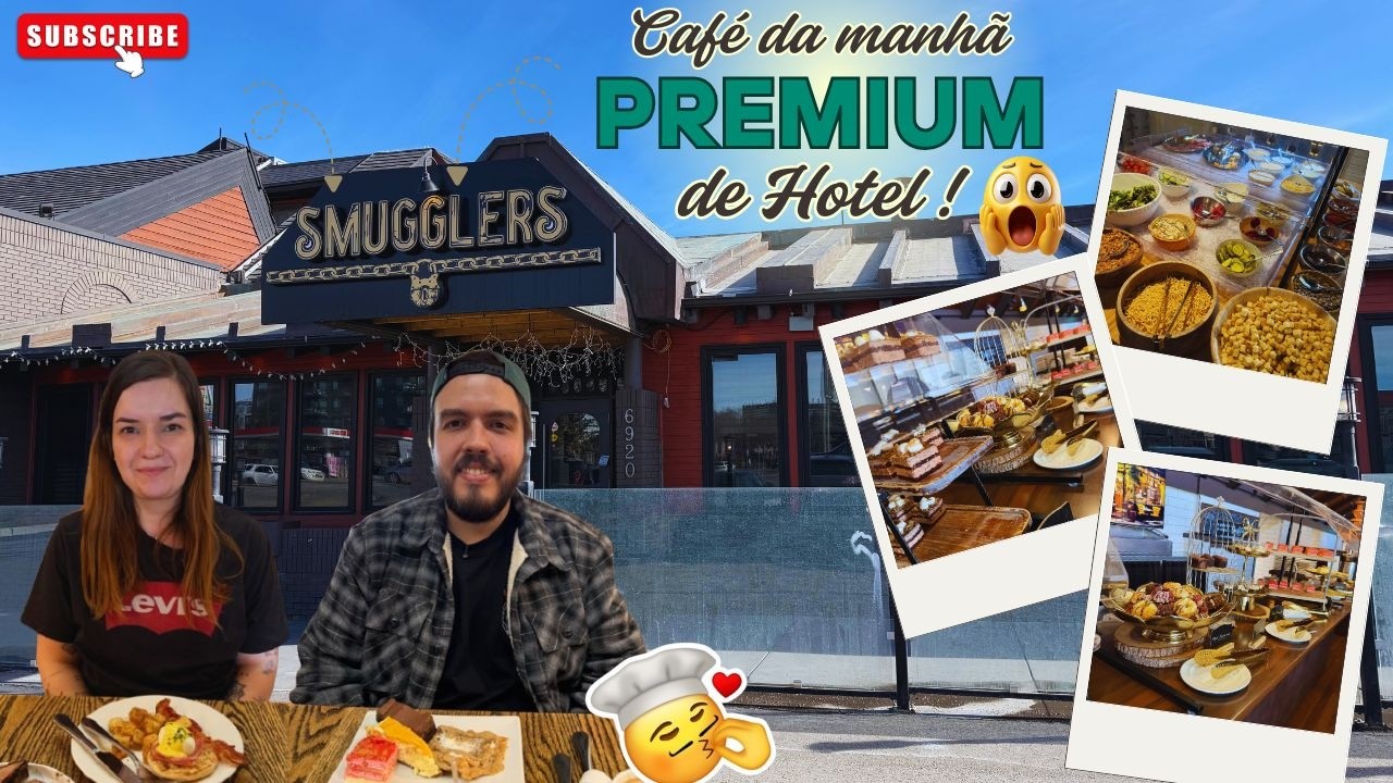 Café da Manhã PREMIUM em CALGARY !!! - Brunch no SMUGGLERS ! 😋😱