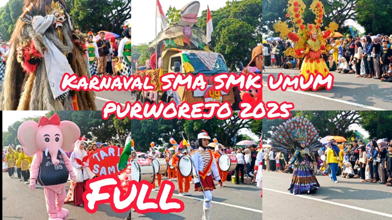 Full Karnaval Purworejo 2025 HUT RI 80