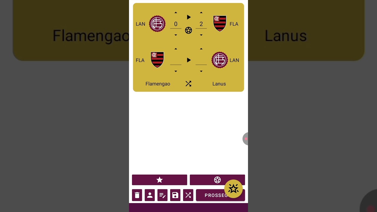 previsão Recopa 2026