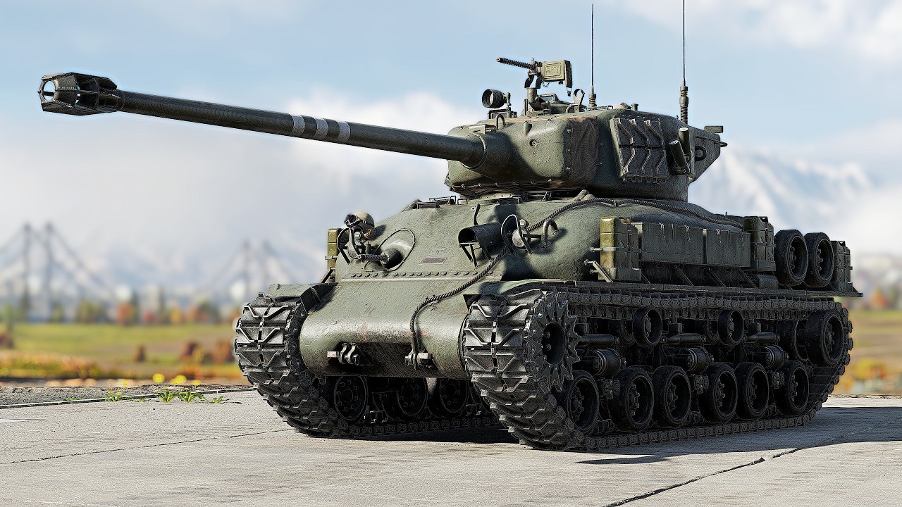 This Sherman packs a 400mm HEAT Punch || M51