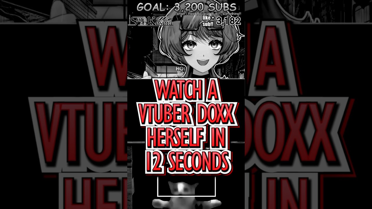 VTUBER EVERYTHING REVEAL (ORIGINAL STREAM PRIVATED) [Sera Kesera] #vtuber #vtuberclips #vtubermemes