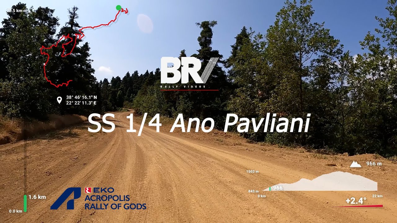 Acropolis Rally stages 2024 - ANO PAVLIANI