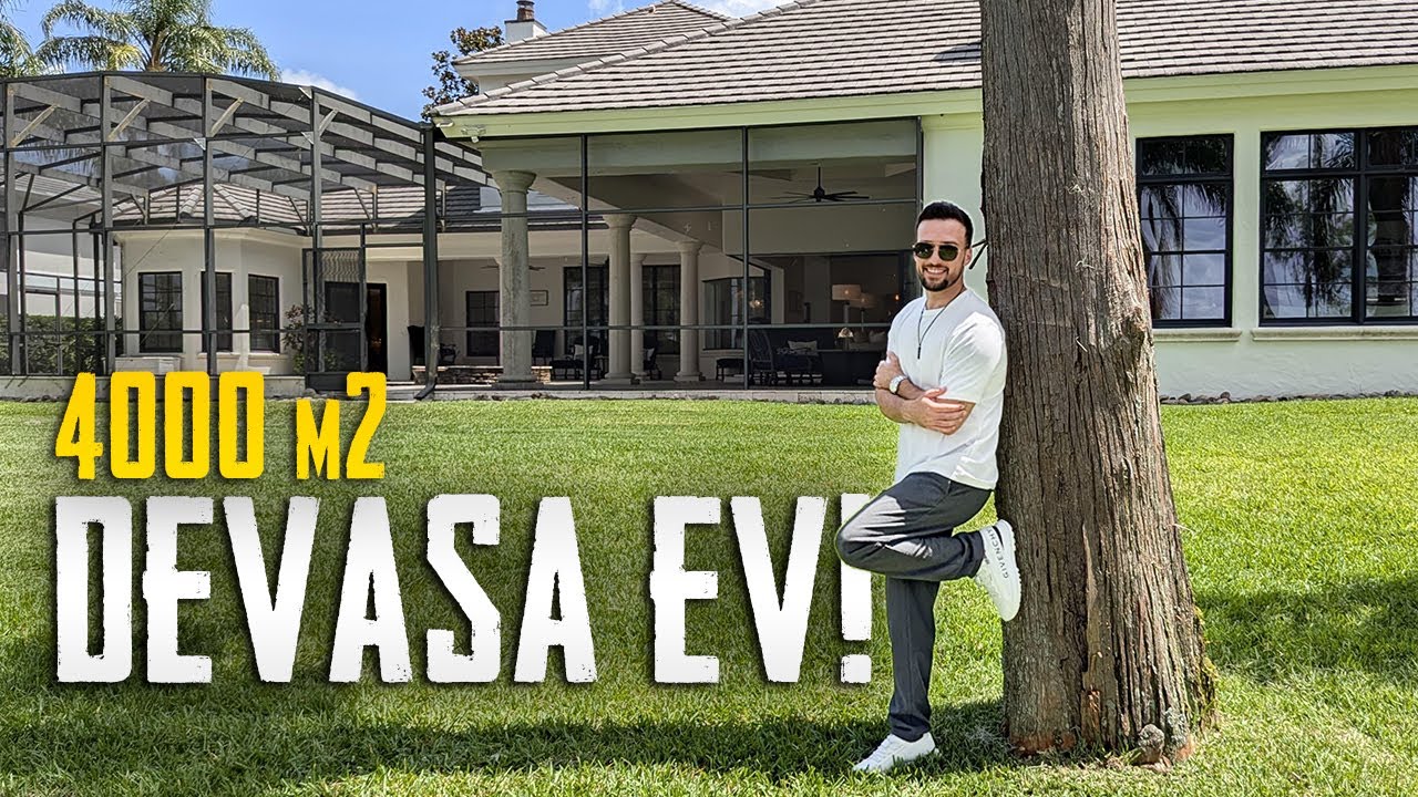 📍FLORIDA’DA GÖL MANZARALI DEV EV TURU | 4 DÖNÜM ARAZİ, GOLF SAHASI, MİLYONLUK MALİYET!