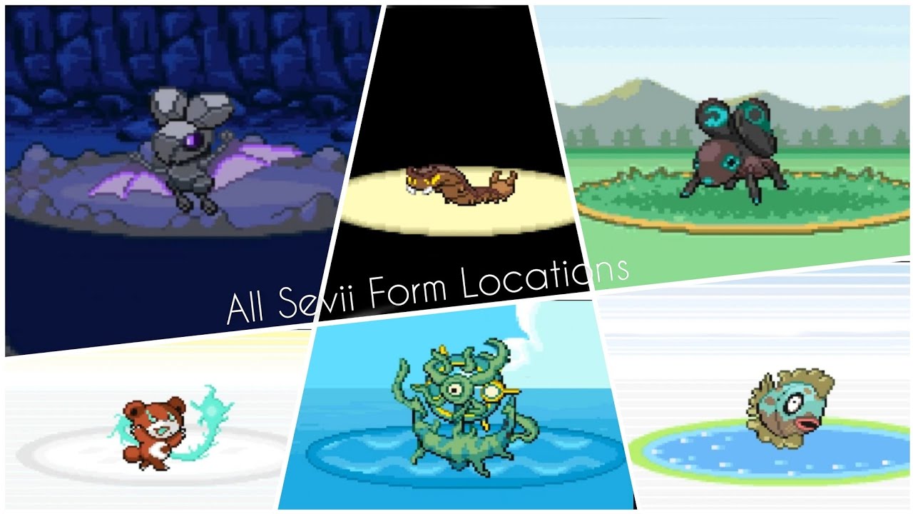 All Seviian Forms Locations - Pokemon Radical Red v4.0