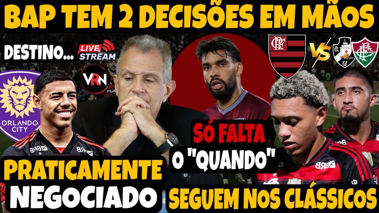 IAGO QUASE VENDIDO! BAP TOMA DECISÃO SOBRE CARIOCA! AGORA SERÁ SOBRE PAQUETÁ! RESUMÃO DO DOMINGO +
