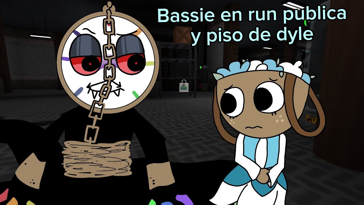 Bassie en una run publica y el piso de dyle //dandy's world