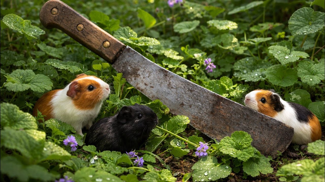 How I Get Green Leafy Covers For My Guinea Pigs 